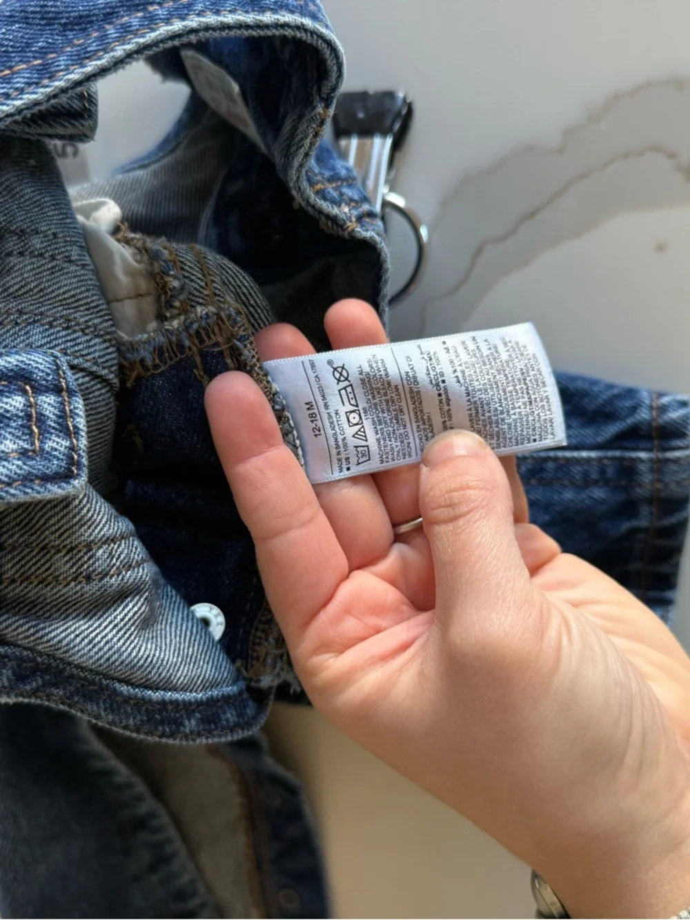 3/$20⚡️ Old Navy Dark Wash Unisex Workwear Jean Overalls Denim Y2K Inspired